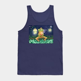 A frog enjoying a cuppa! Tank Top